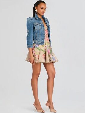 NWT 🤩 Retrofête ADA DENIM JACKET